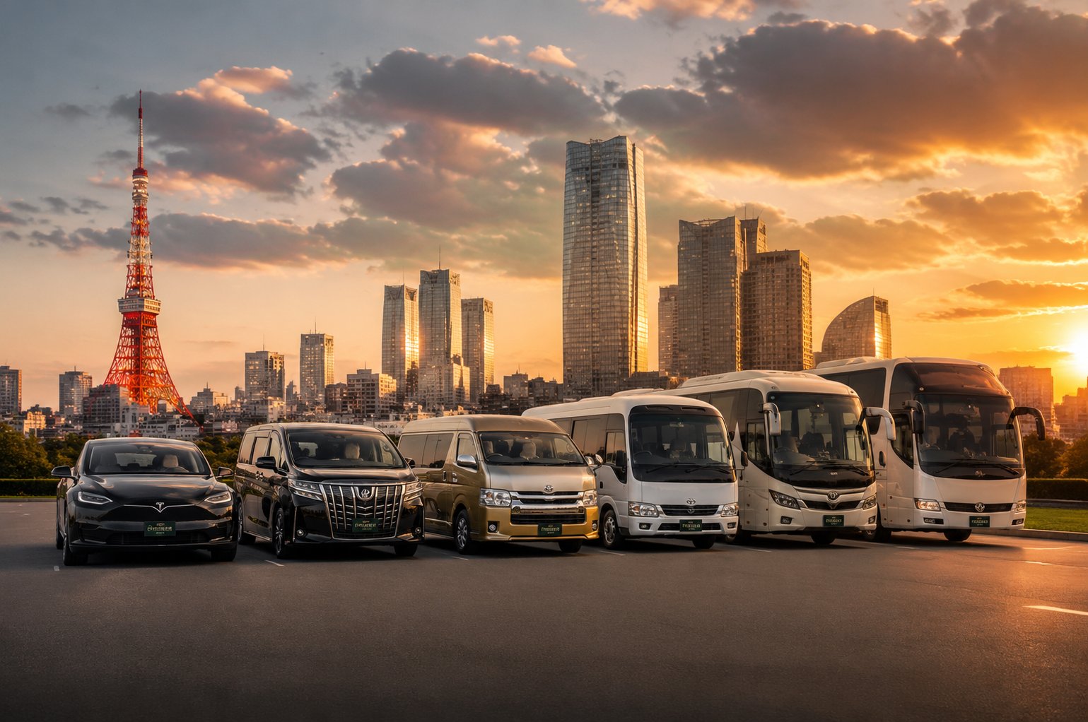 Premium airport transfer and charter fleet