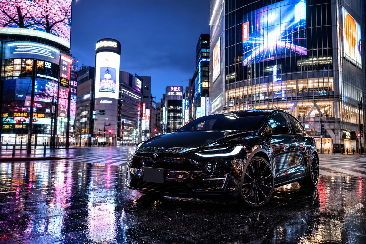 Black Tesla Model X